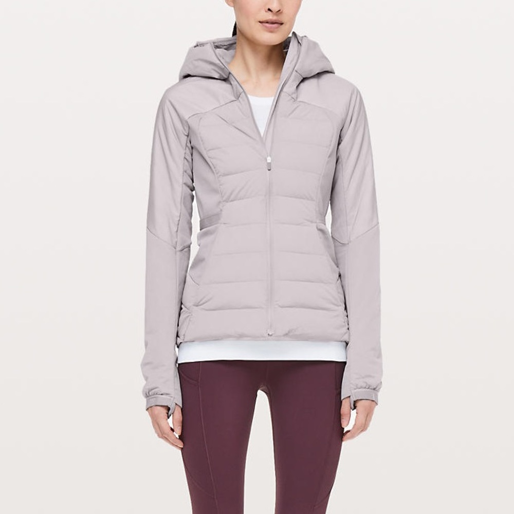 NWT Lululemon Down for It All Jacket - Dark Chrome
